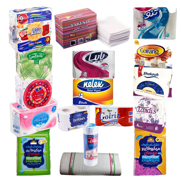 انواع دستمال رومیزی و توالت